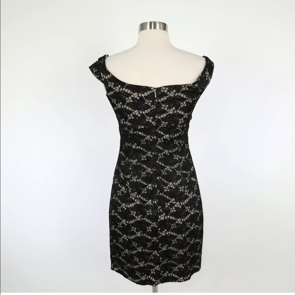 Black Halo Jackie O Sheath Cocktail Dress - Picture 2 of 6